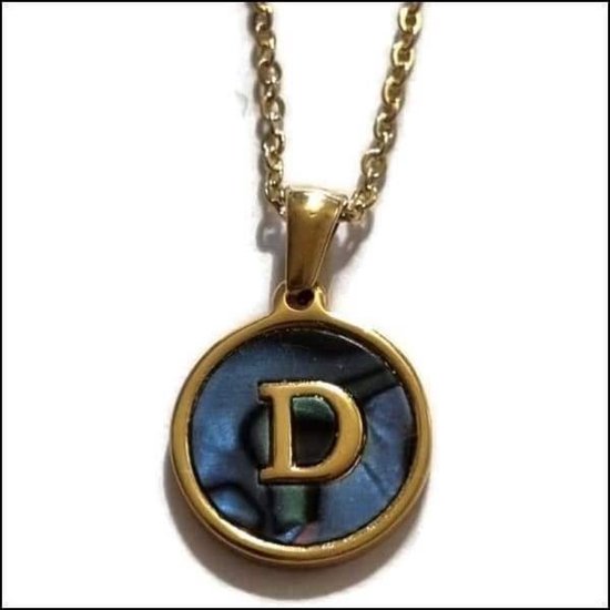 MARLION JEWELS Ketting voor dames met gegraveerde initiaal. Ketting van