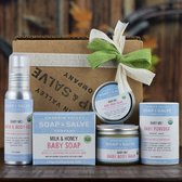 Chagrin Valley - Baby Skin Care - Gift - Cadeau set -  Newborn -  Zonder chemische toevoegingen - extra zacht voor de babyhuid - alleen natuurlijke ingrediënten