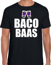 Baco baas t-shirt zwart voor heren - Drank t-shirts S