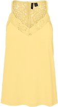 Vero Moda VMANA SL LACE TOP - Lemon Meringue Yellow