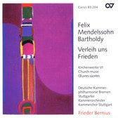 Kammerchor Stuttgart - Kirchenwerke Vi-Verleih Uns Frieden (CD)