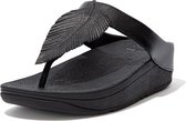 FitFlop Fino Feather Toe-Post Sandals ZWART - Maat 36