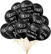 Sarcastische/grappige verjaardag's ballonnen set (10x)