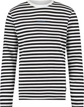 Purewhite -  Heren Slim Fit   T-shirt  - Zwart - Maat XS