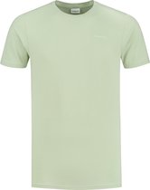 Purewhite -  Heren Slim Fit   T-shirt  - Groen - Maat M