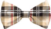 PLENTY GIFTS VLINDERSTRIK HOND GERUIT BEIGE