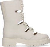 Sacha - Dames - Latte leren cut out boots - Maat 40