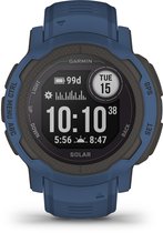 Garmin Instinct 2 Solar Smartwatch - Robuust Sporthorloge met GPS - Oneindige batterij - Tidal Blue