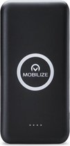 Mobilize Wireless Charging Dual USB Powerbank 10.000 mAh - Zwart