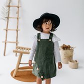 Colette Jurk Donker Groen, Zuzu Kids, Kinderkleding, Jurk, Meisjes jurk