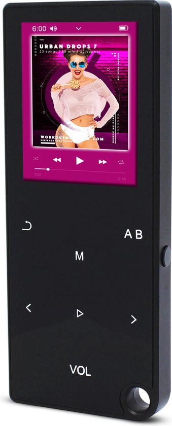 Christian opladen stok For-ce M01 MP3 speler met bluetooth 5.0 - 32GB intern geheugen -  Touchscreen - 1,8... | bol.com