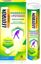 Leotron Magnesium + Potassium Energy Triple Action Effervescent Tablets #orange 54 U