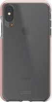 Gear4 Piccadilly iPhone XS Max hoesje - Transparant met 3DO - Extra stevig backcover hoesje iPhone - doorzichtige achterkant - Zwart | Transparant,Roze