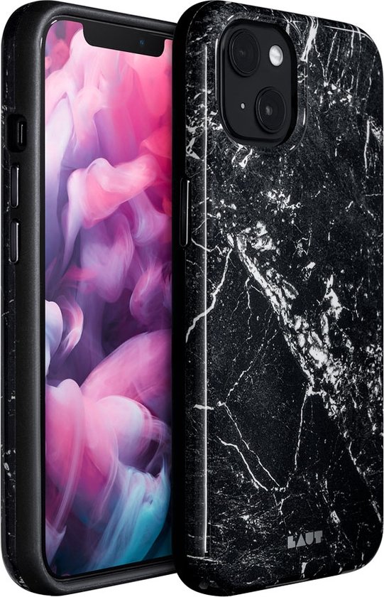 Laut Huex Elements Marble hoesje voor iPhone 13 - zwart