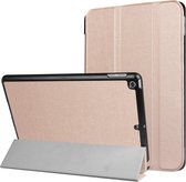 Apple iPad 5 9.7 (2017) Hoes - Mobigear - Tri-Fold Serie - Kunstlederen Bookcase - Roségoud - Hoes Geschikt Voor Apple iPad 5 9.7 (2017)