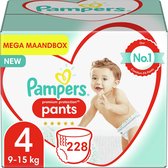 Pampers Premium Protection Pants Luierbroekjes - Maat 4 - Mega Maandbox - 228 luierbroekjes