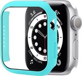 Mobigear Color Hardcase Hoesje voor Apple Watch Series 7 (41mm) - Turquoise