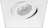 LED Spot Set - Luxino Nivas Pro - GU10 Fitting - Inbouw Vierkant - Mat Wit - Trimless - Kantelbaar - 150mm - Philips - CorePro 827 36D - 5W - Warm Wit 2700K - Dimbaar