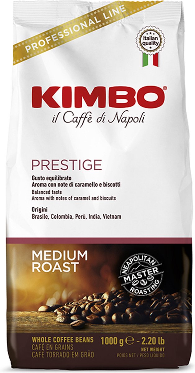 Goedkoopste Kimbo Prestige Koffiebonen - 1 kg