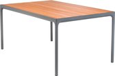 Four Outdoor tafel - aluminium grijs - 90 x 160 cm