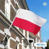 Vlag Polen 100x150cm - Spunpoly