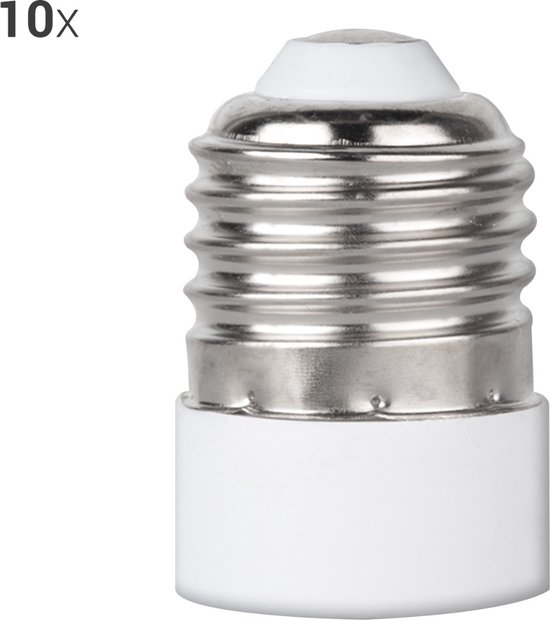 kwmobile verloopfitting E27 naar E14 10 stuks fitting omvormers