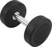 #DoYourFitness set van ronde dumbbells, antislip dumbbells, verchroomde & gekartelde handgreep, trainingsgewichten voor krachttraining & workout, 10 kg