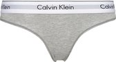 Calvin Klein - Femme - Slip de bikini en coton moderne - Gris - XL
