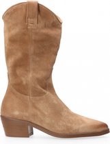 Van Dalen  - HALF HOGE SUEDE LAARS - Taupe - 37