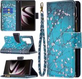 Fonu Samsung S22 Ultra Wallet Hoesje - Japanse Sierkers
