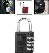 4 Cijferig Kofferslot - Reisslot - Reis Cijferslot - Cijferhangslot - Hangslot - Bagageslot - Luggace Lock