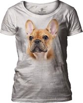 Ladies T-shirt Little Frenchie Face