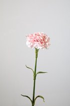 Kunstbloem - Pansy - tuinviooltje - topkwaliteit decoratie - 2 stuks - zijden bloem - paars - 94 cm hoog