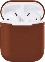 Siliconen Case AirPods 1 en 2 Bruin