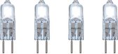 Philips 12V Halogeenlamp G4 - 7W (10W) - Warm Wit Licht - Dimbaar - 4 stuks