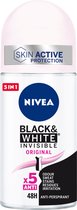 Nivea Black  &  White Invisible Deo Roll-on 50 Ml