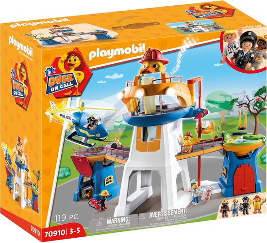 Foto: Playmobil duck on call hoofdkwartier 70910