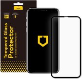 Rhinoshield Edge To Edge Gehard Glas  Screenprotector Geschikt voor Apple iPhone X - Zwart