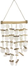 Hangmobiel - Capiz - Drijfhout - Naturel - 73x30x4 cm - Indonesie - Sarana - Fairtrade