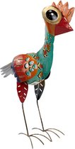 Emoe metaal turquoise M - Metaal - 34x20x11 cm - Turquoise - India - Sarana - Fairtrade