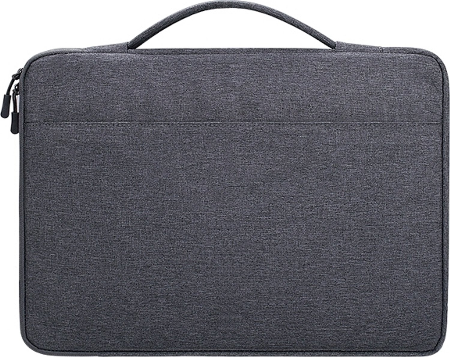 Mobigear Laptophoes geschikt voor Laptop | Mobigear Oxford Aktetas 13 - 14 inch Laptoptas + Handvat - Charcoal