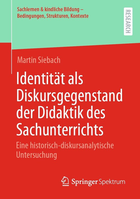 Handbuch Didaktik Des Sachunterrichts Identität als Diskursgegenstand der Didaktik des Sachunterrichts (ebook