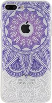 Xccess Backcover Hoesje - Geschikt voor Apple iPhone 8 Plus - Gsm case - Purple Oriental