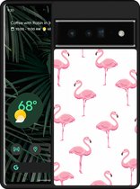 Pixel 6 Pro Hardcase hoesje Flamingo - Designed by Cazy