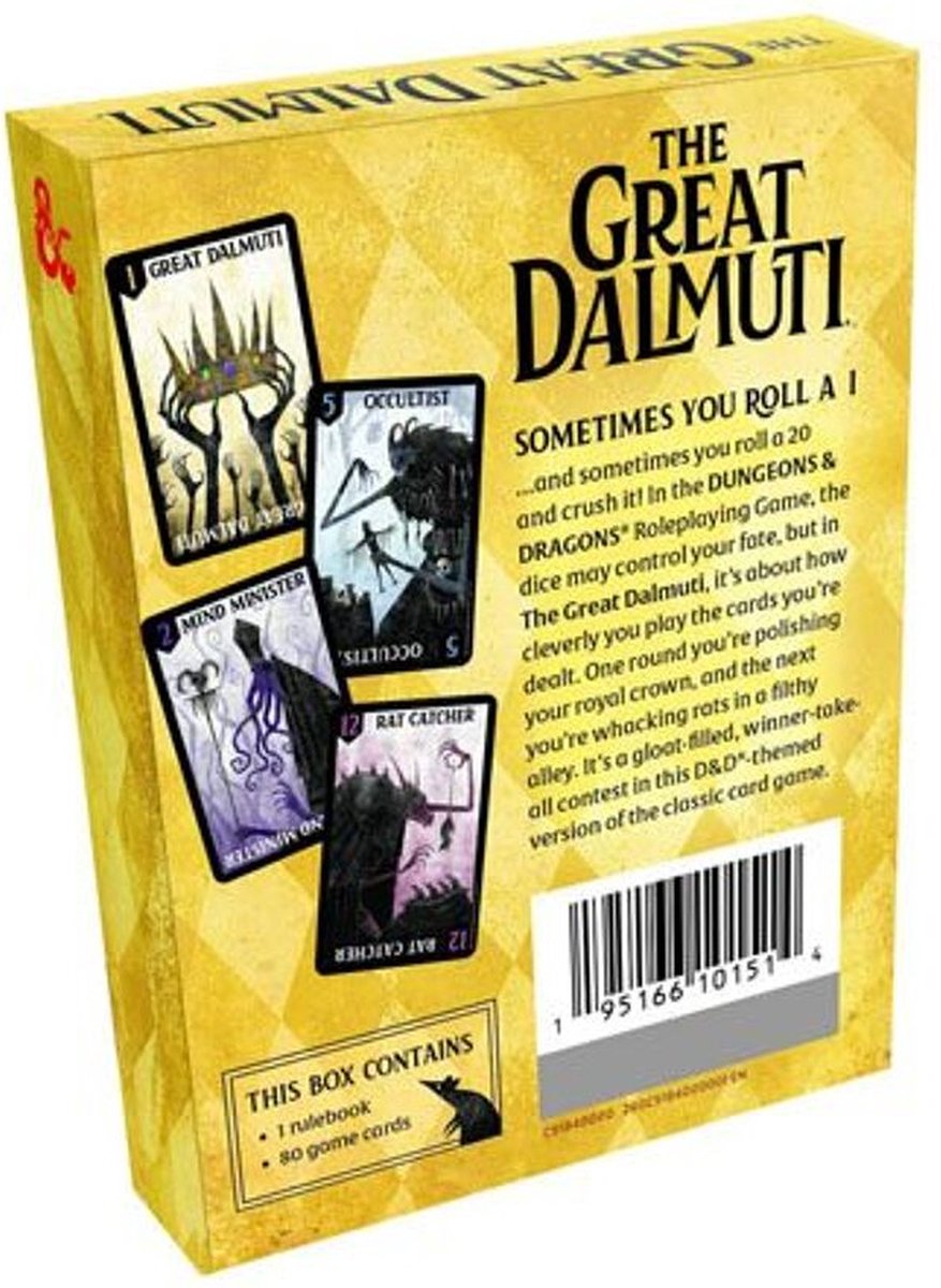Dungeons & Dragons Card Game The Great Dalmuti Games bol