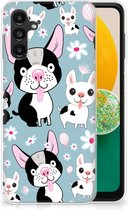 Backcase Siliconen Hoesje Samsung Galaxy A13 5G | Samsung Galaxy A04s Telefoonhoesje Hondjes