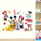 Muursticker Mickey Mouse - Kinderkamer - Jongenskamer - Muurdecoratie - Wandsticker - Sticker Voor Kinderen 25×70CM