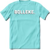 Bolleke - Valentijn T-Shirt | Grappig Valentijnsdag Cadeautje voor Hem en Haar | Dames - Heren - Unisex | Kleding Cadeau | - Licht Blauw - M