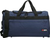 Enrico Benetti Reistas | 40 liter weekendtas | 49 x 28 x 29cm Sporttas | Donker Blauw