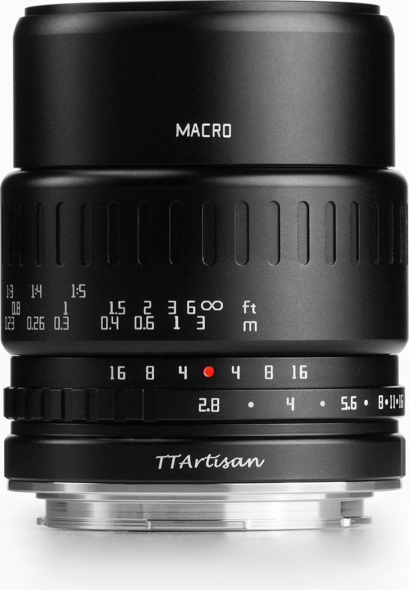 TT Artisan - Cameralens - 40mm F2.8 Macro APS-C voor Leica L-vatting, zwart